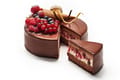 Tort Trio Chocolat Fructe