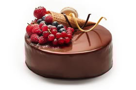 Tort Trio Chocolat Fructe