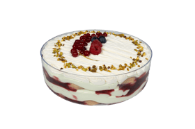 Tort Tiramisu Fistic si fructe padure