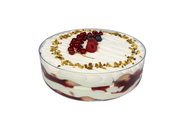 Tort Tiramisu Fistic si fructe padure